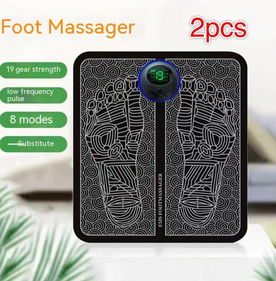 EMS Foot Massager Pad Portable Electric Muscle Stimulation Massage Mat Improve Blood Circulation Relief Pain Relax Feet