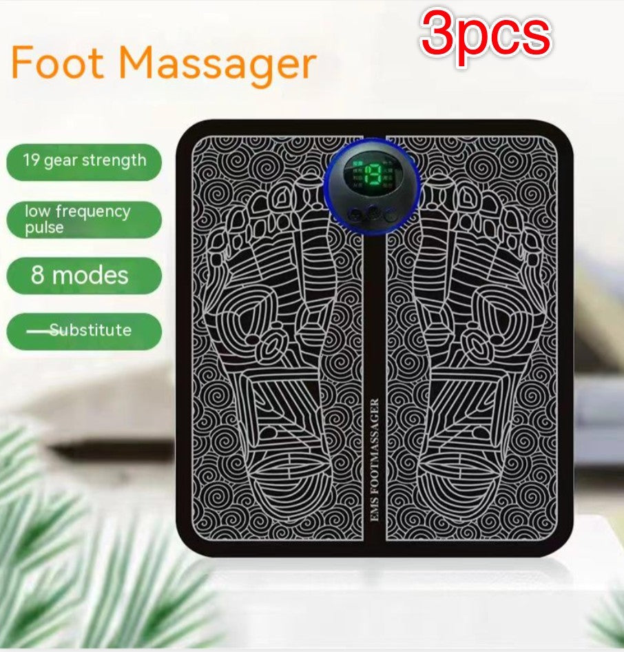 EMS Foot Massager Pad Portable Electric Muscle Stimulation Massage Mat Improve Blood Circulation Relief Pain Relax Feet